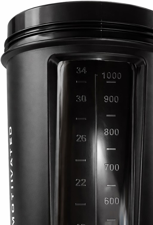 XXL Power Shaker 1000ML - Negro/Rojo-3