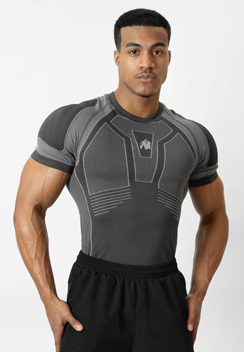 Arcata T-Shirt Sans Coutures - Gris Foncé