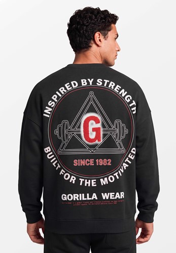 Leeds Sudadera Oversize - Negro