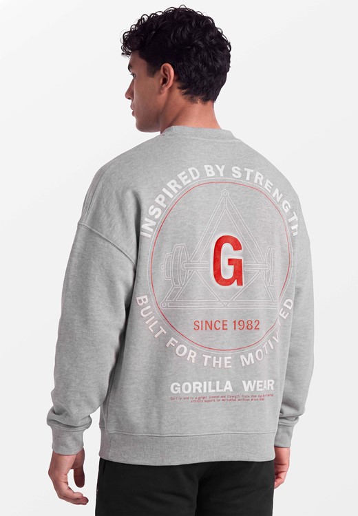 Leeds Oversized Sweater - Grauer Mergel - S