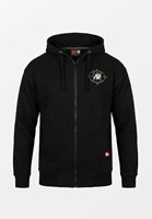Scofield Zipped Hoodie Black