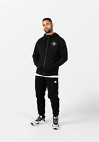 Scofield Zipped Hoodie Black