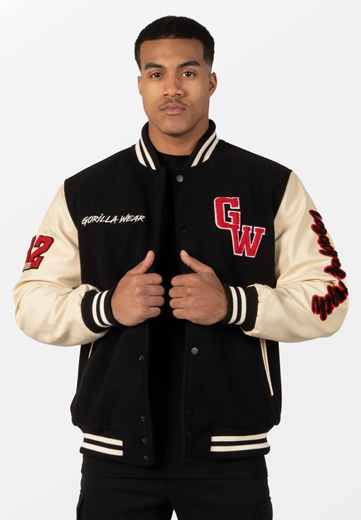 Saint Louis Blouson Universitaire - Noir - S
