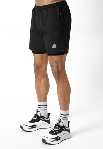 Lowell Short 2-en-1 - Noir