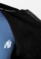 Kenton Zipped Jacket Black/Blue 