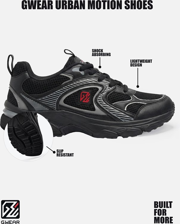 Gwear Urban Motion Shoes - Black