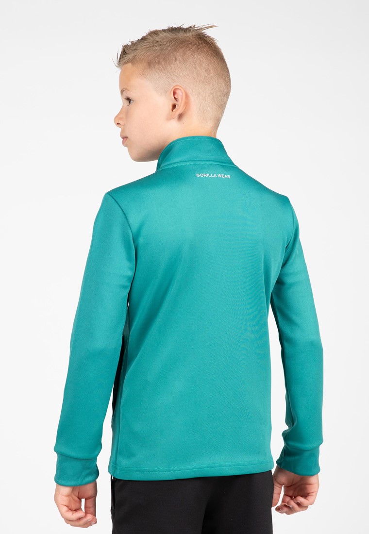 Vernon Kids Track Jacket - Teal Green - 140 Gorilla Wear