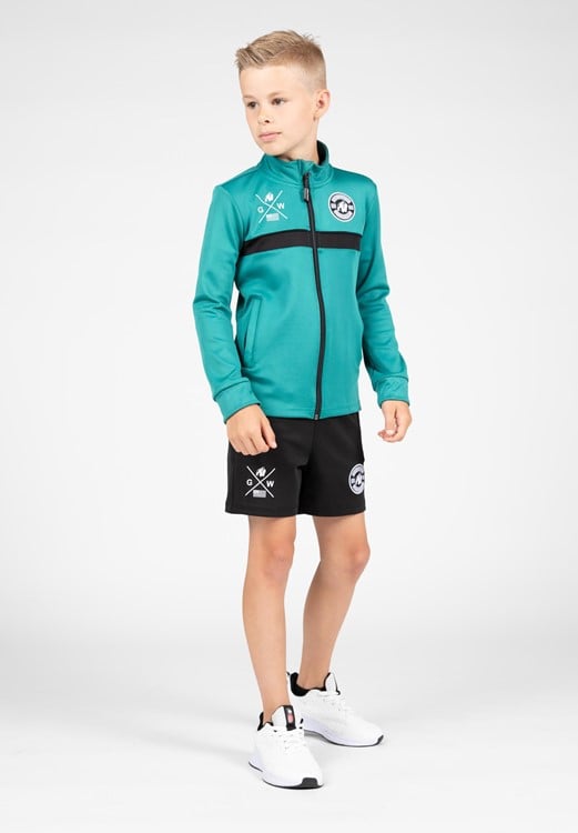 Vernon KIDS Track Jacket Teal Green