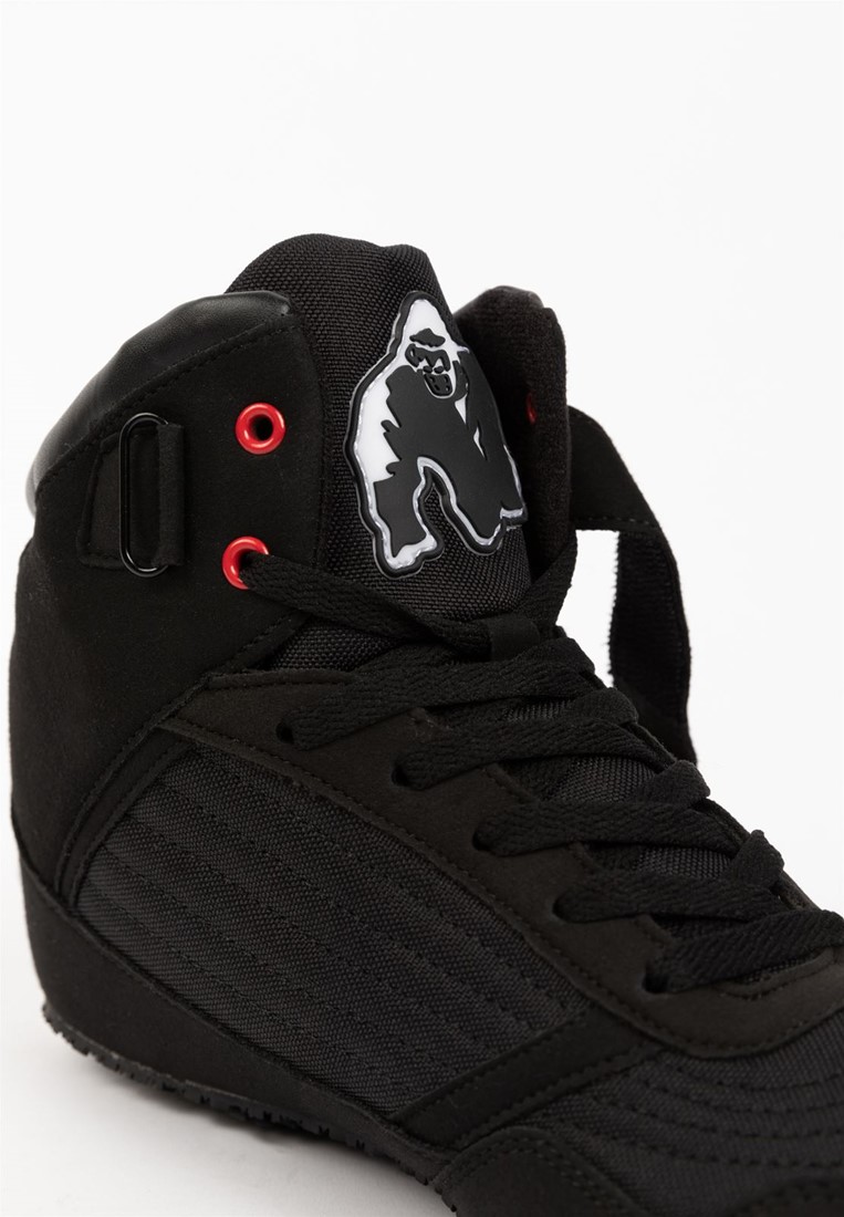 GORILLA WEAR High Tops Weightlifting Shoes - Perfect for Squats,  Deadlifting, and Powerlifting - Men's and Women's Red Shoes