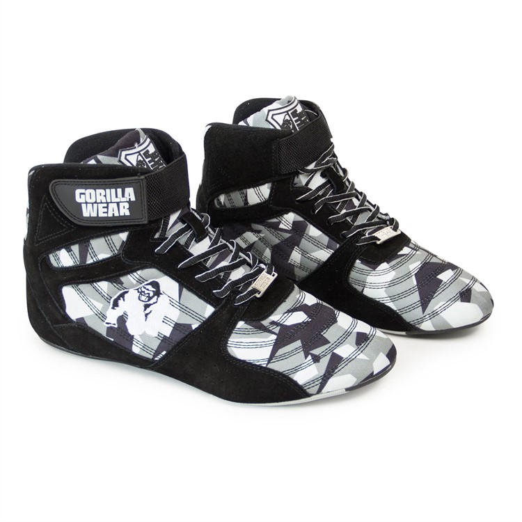 Perry High Tops Black Gray Camo