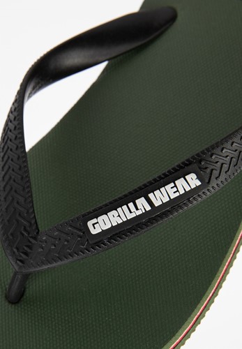 Kokomo Flip Flops Army Green Gorilla Wear