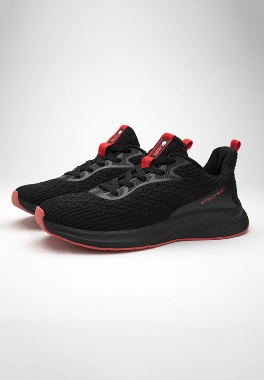 Milton Training Shoes Black/Red