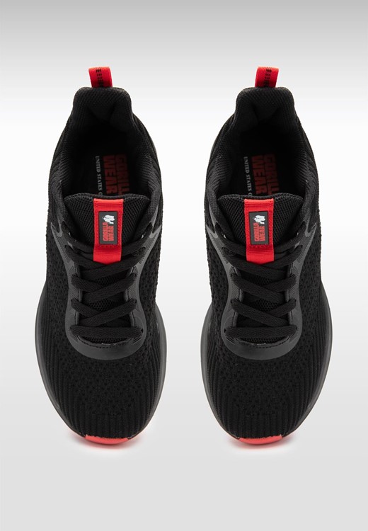Milton Training Shoes Black/Red