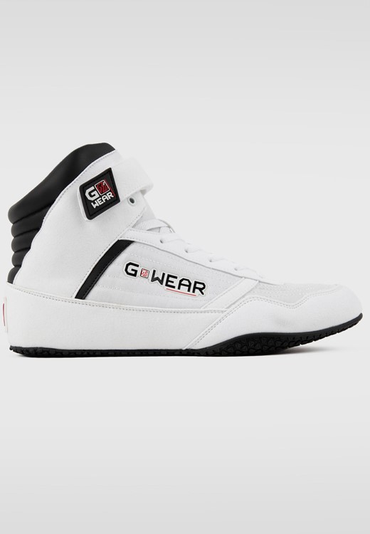 Gwear Scarpe High Tops Classiche - Bianco/Nero - EU 36