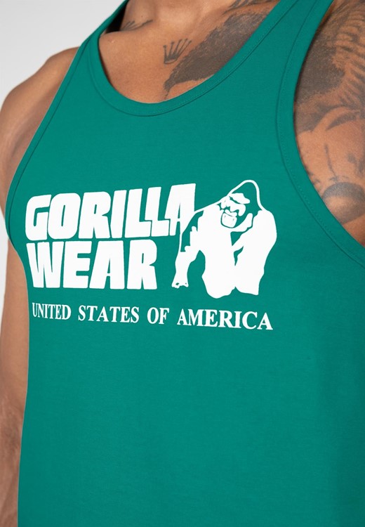 Classic Tank Top Teal Green