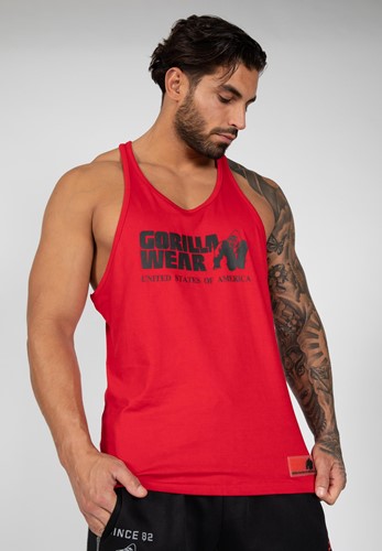 Camiseta Sin Mangas Clasica - Rojo