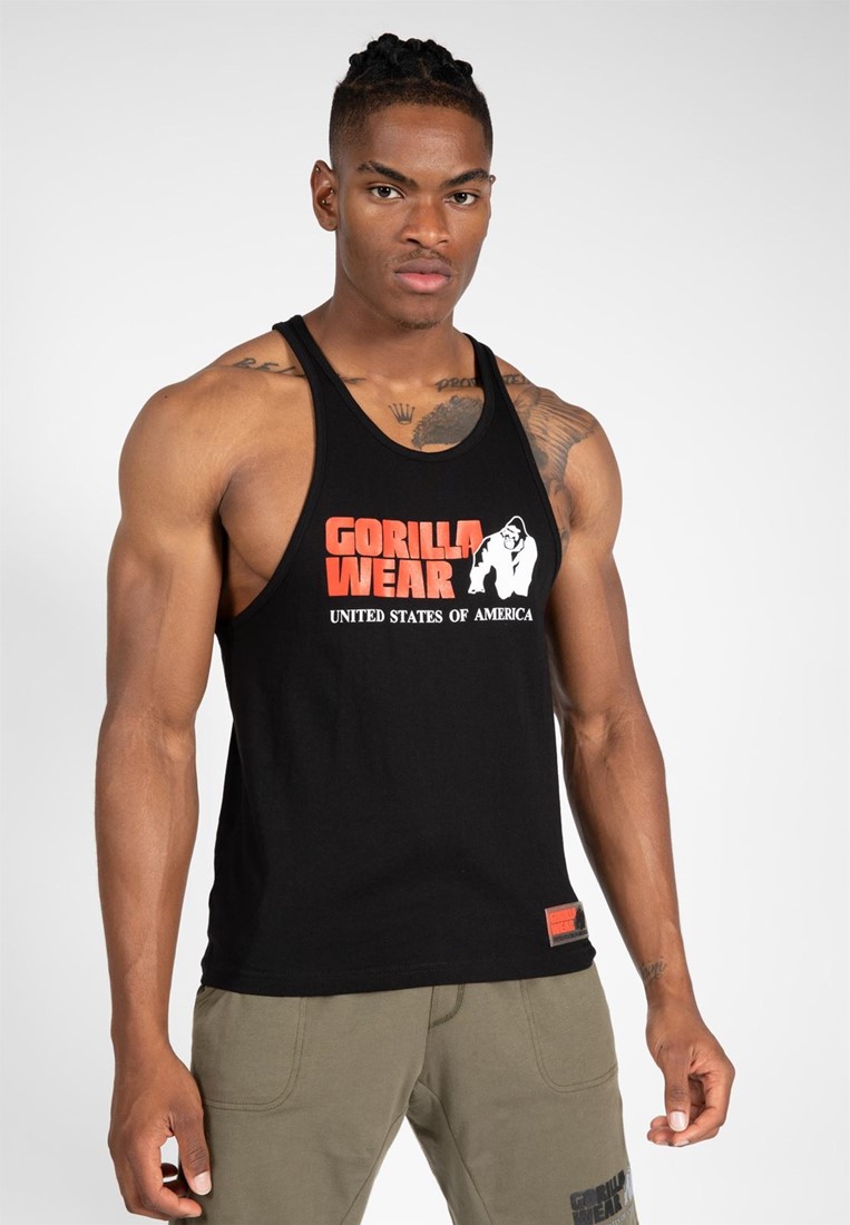 Gorilla Wear Classic Tank Top - Black/Gold –