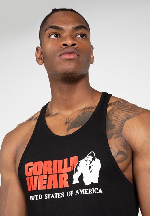 Classic Tank Top Black Close Up