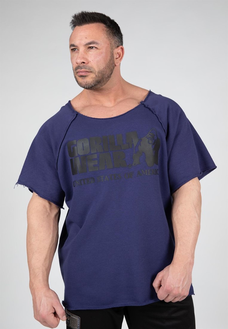 Classic Workout Top - Navy Gorilla Wear