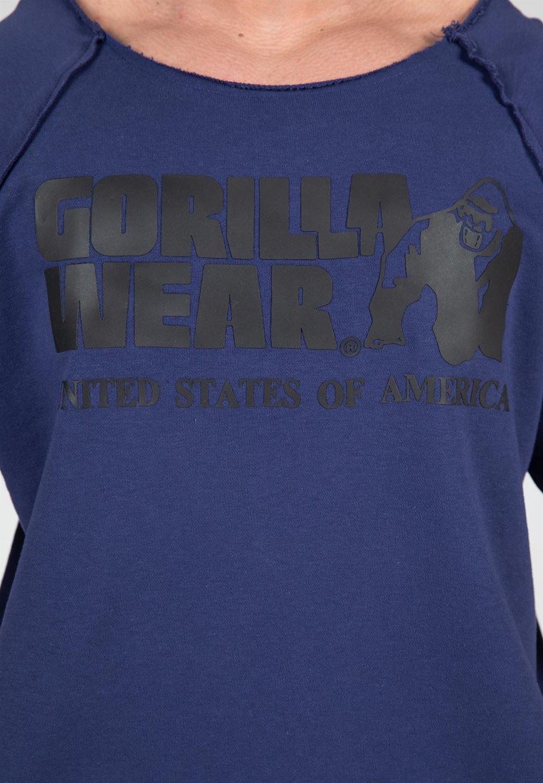 Classic Workout Top - Navy Gorilla Wear
