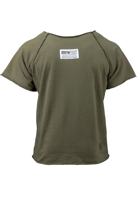 Classic Workout Top Army Green Pop2