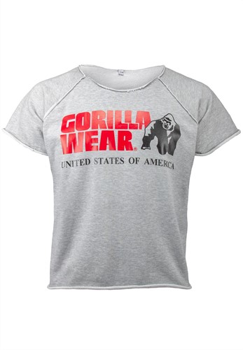 Classic Workout Top Gray 2XL 3XL Gorilla Wear