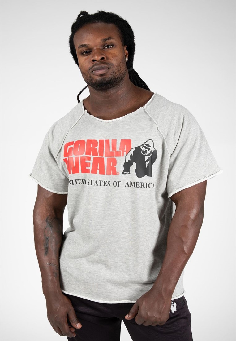 GORILLA WEAR Classic Work out Top per Bodybuilders Strongman e Fitness