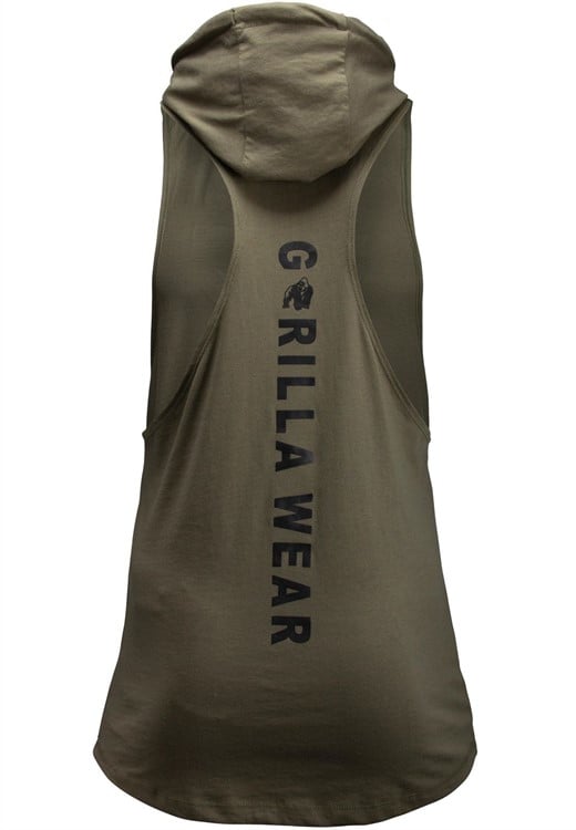 Lawrence Tank Top Army Green Pop2