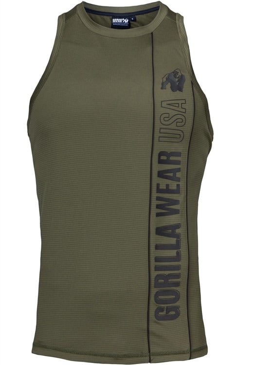 Branson Tank Top Army Green Pop1