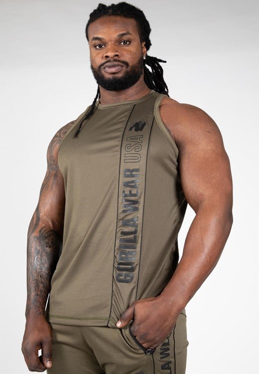Branson Tank Top Army Green Uitgelicht