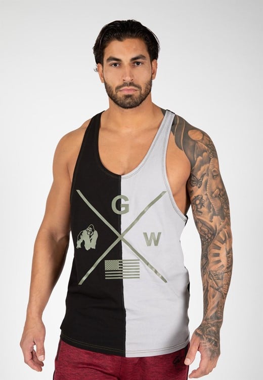 Sterling Stringer Tank Top - Black/Gray - S