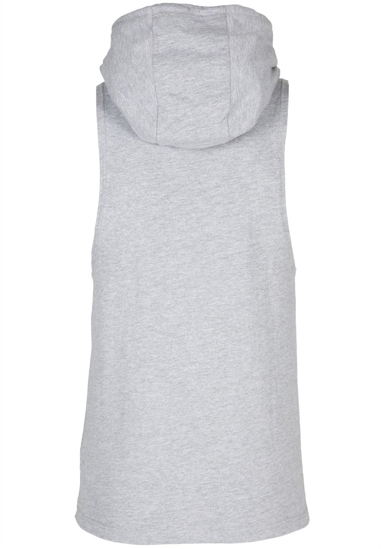 Rogers Hooded Tank Top - Gray Melange - L Gorilla Wear