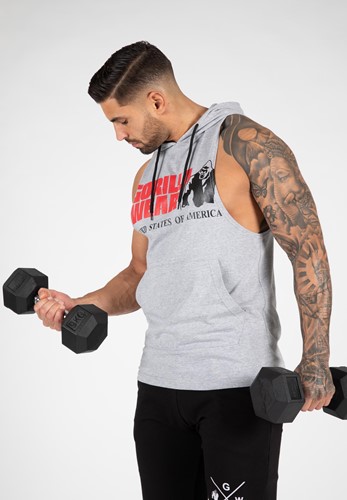 Rogers Camiseta Sin Mangas Con Capucha - Gris Melange