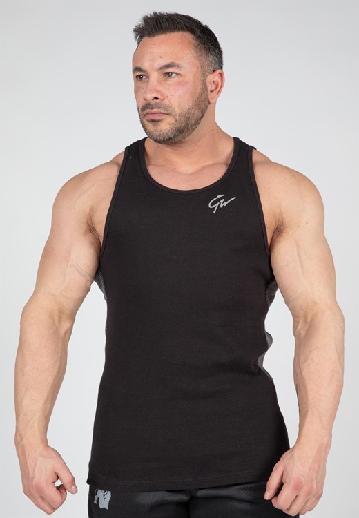 richmond-rib-tanktop-zwart-