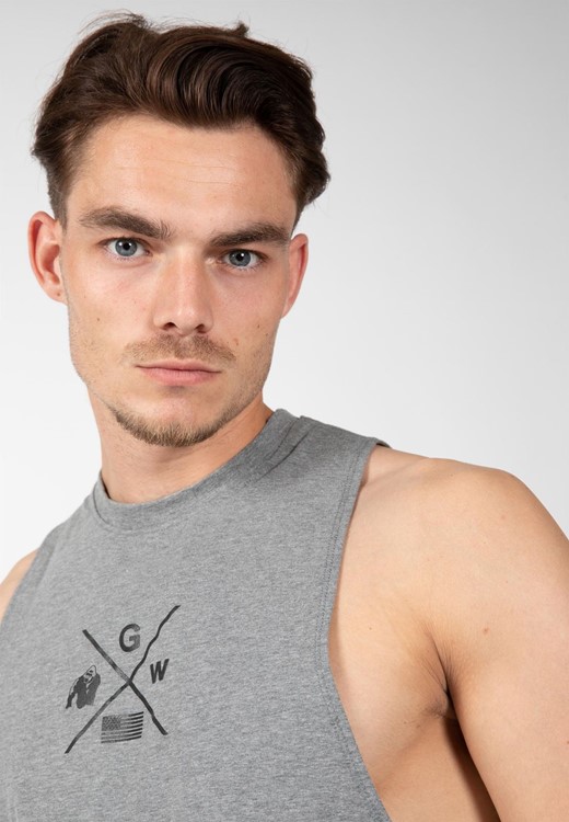 Cisco Tank Top Gray Close Up