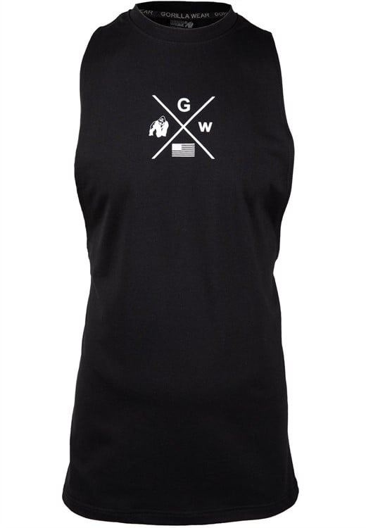 Cisco Tank Top Black Pop1