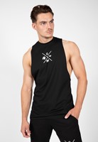 Cisco Camiseta Sin Mangas De Corte Bajo - Negro/Blanco - 2XL