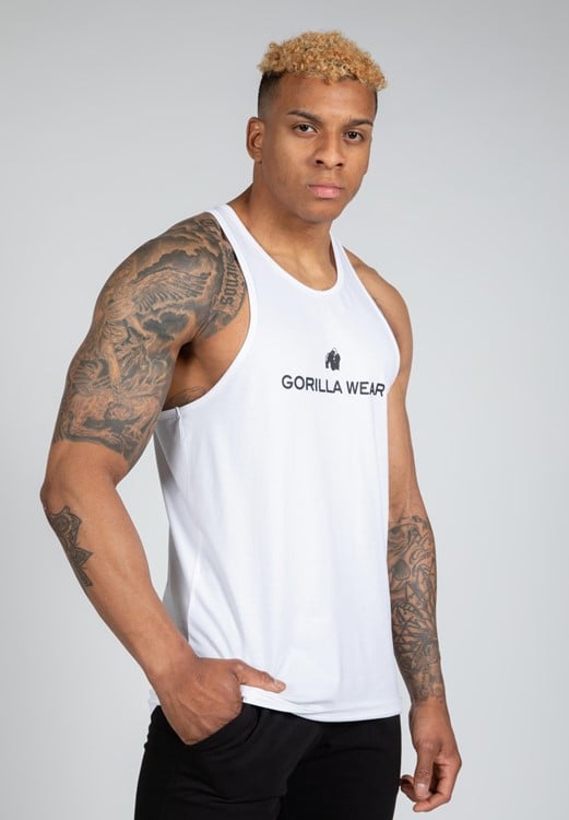 Carter Stretch Tank Top - White - S