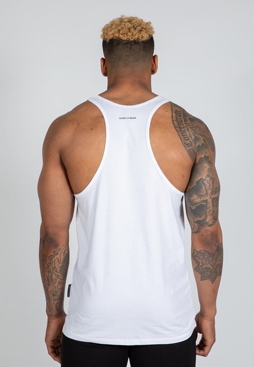 Carter Stretch Tank Top White
