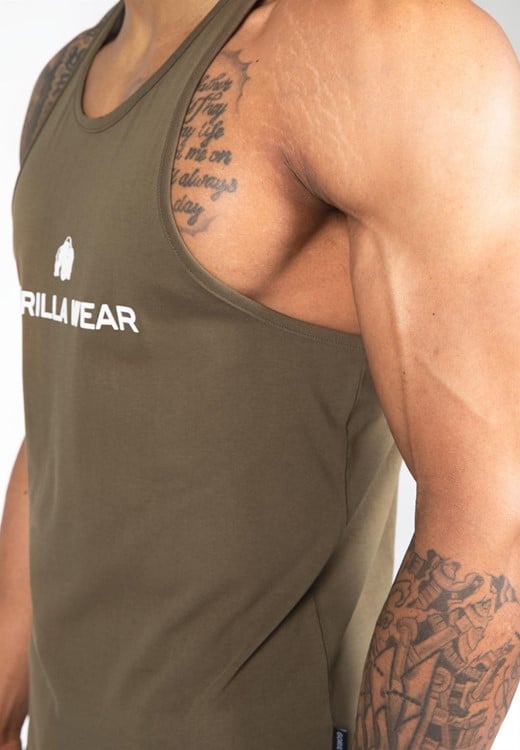 Carter Stretch Tank Top Green