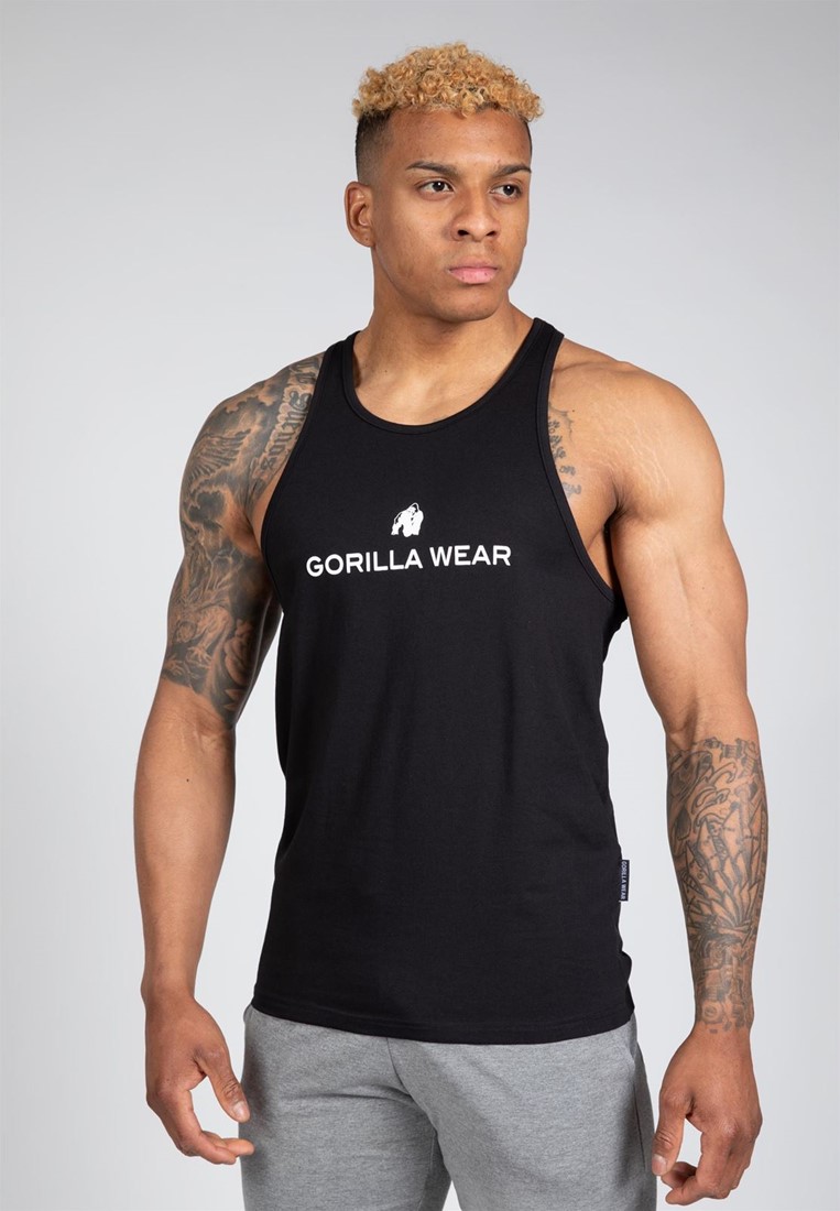 Stretch Tee by Gorilla wear, Colour: Black 