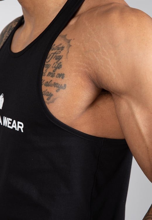 Carter Stretch Tank Top Black