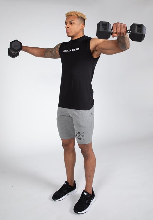 Sorrento Sleeveless T-Shirt Black