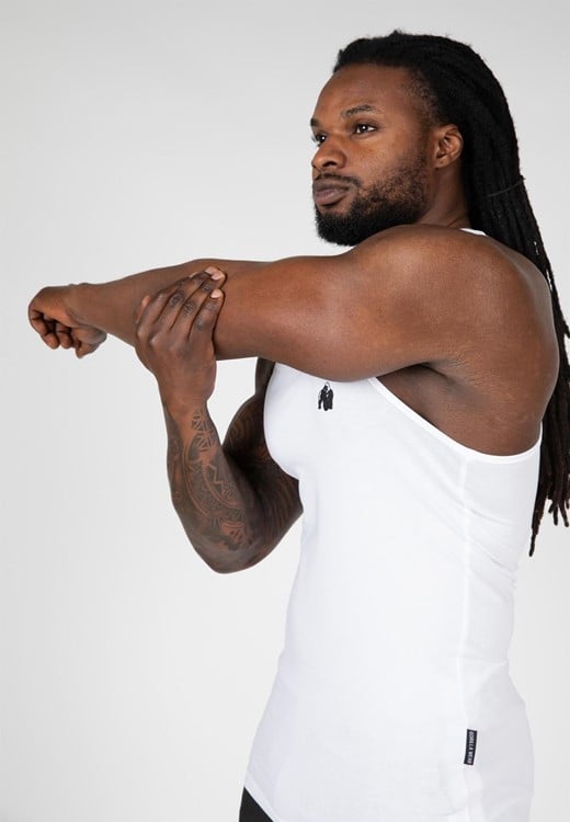 Adams Stretch Tank Top White
