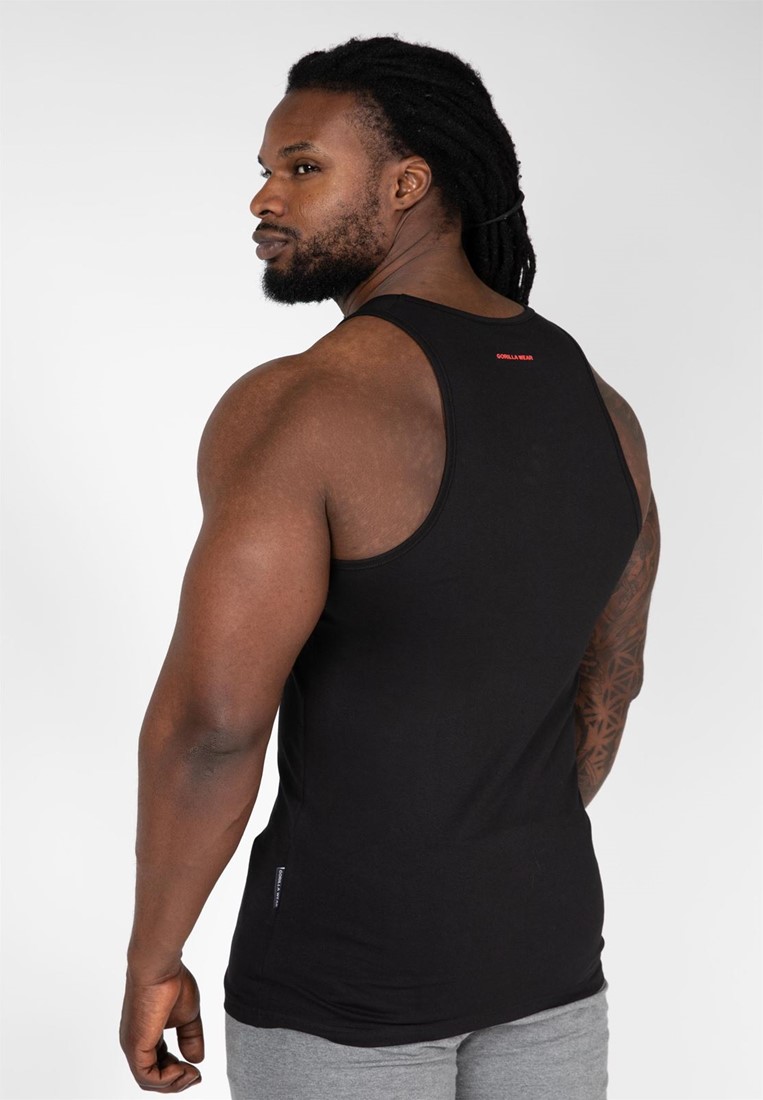 Adams Stretch Tank Top - Black Gorilla Wear