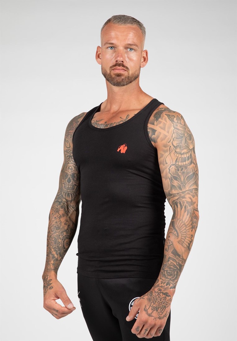 Stretch Tee by Gorilla wear, Colour: Black 