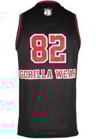 San Mateo Jersey Tank Top Black/Red