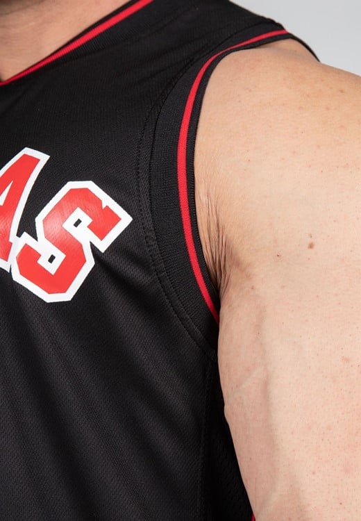 San Mateo Jersey Tank Top Black/Red