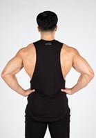 Milo Drop Armhole Tank Top Black