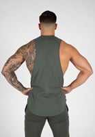 Milo Drop Armhole Tank Top Green